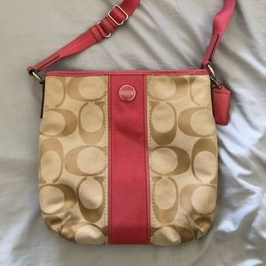 Coach cross body purse